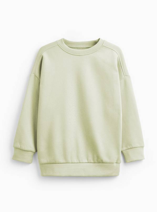Light Green Crew Neck Sweatshirt 2 years
